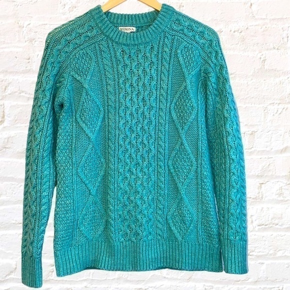 Merona Women's Wool Blend Sweater in Teal - Picture 5 of 16